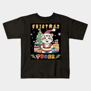 Santa Claws: A Tiger's Christmas Wish Kids T-Shirt